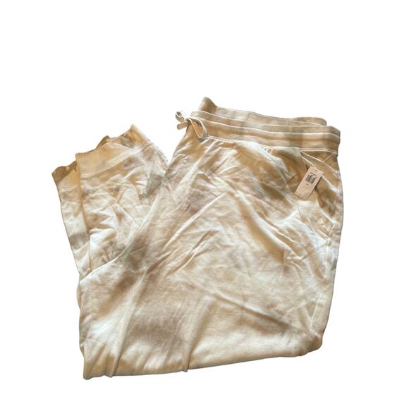 NWT Old Navy Plus Size Women's Tie Dye Joggers Beige/Brown Size 4X - Picture 1 of 6